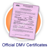 CA DMV Completion Certificate